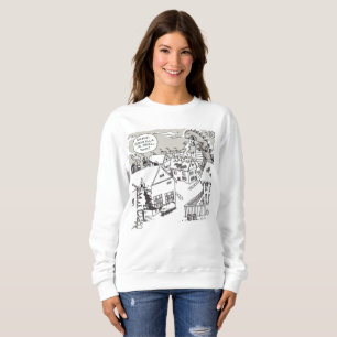 Santa Shock women white sweatshirt
