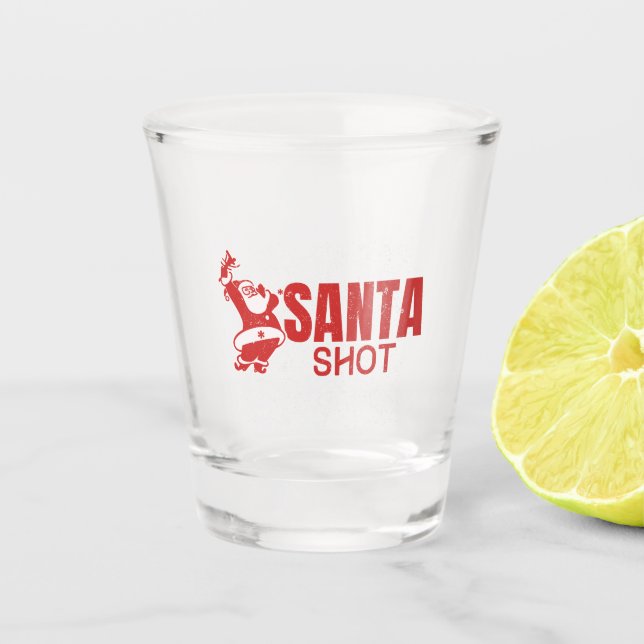 Santa Shot Anton  Glass (Front)