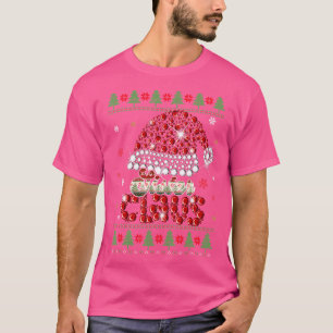 Santa Sister Claus Ugly Christmas Matching Family  T-Shirt