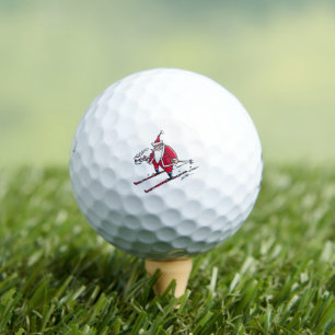 Santa Skiing Bridgestone e6 golf balls 12 pk