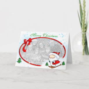 Santa Skiing template