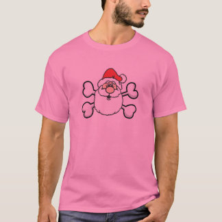 santa Skull and Crossbones T-Shirt