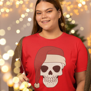 Santa Skull Christmas T-Shirt
