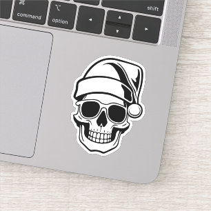 Santa skull Goth Christmas