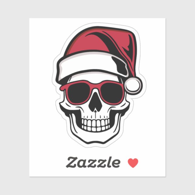 Santa skull Goth Christmas (Sheet)