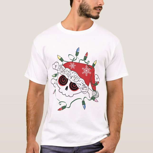 Santa Skull T-Shirt (Front)