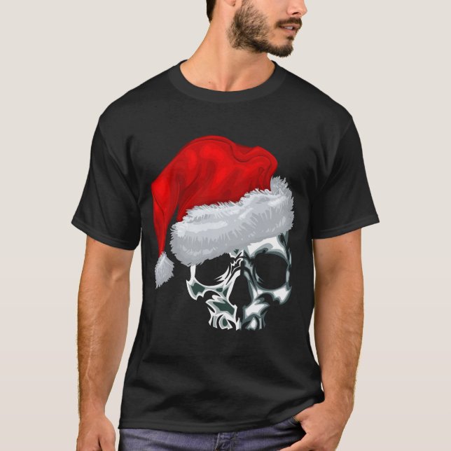 Santa Skull T-Shirt (Front)