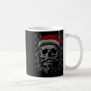 Santa Skull Ugly Christmas Santa Lover Y Christmas Coffee Mug