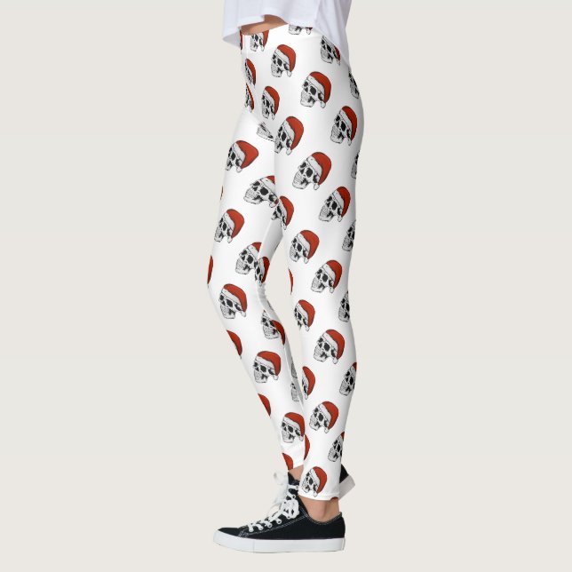 Santa Skulls Leggings (Left)