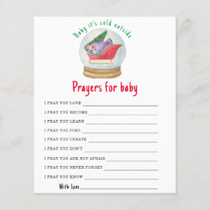 Santa sleigh - Party game prayers for baby