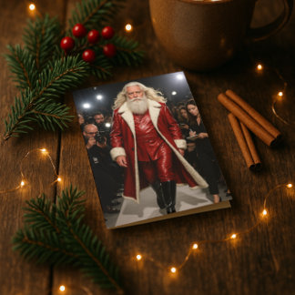 Santa Sleighs Holiday Card