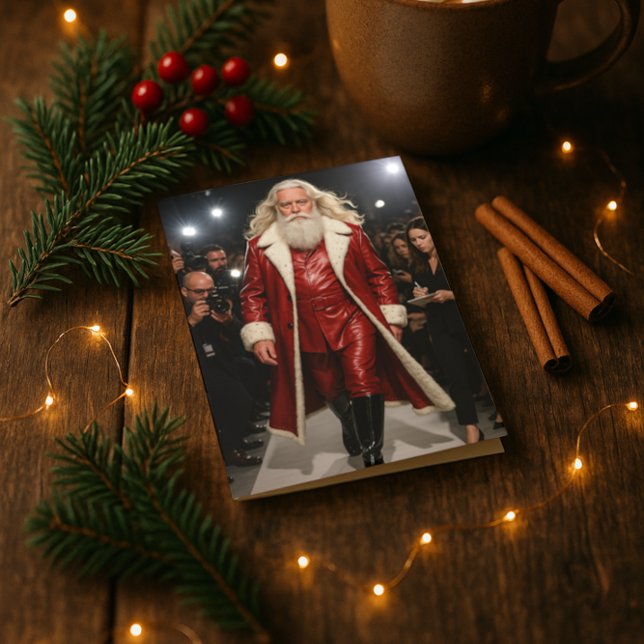 Santa Sleighs Holiday Card (Creator Uploaded)
