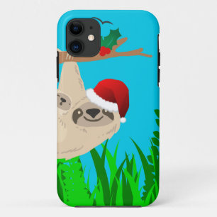 santa sloth iPhone 11 case