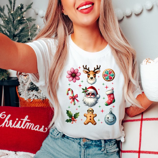 Santa Smile  Christmas  T-Shirt (Creator Uploaded)
