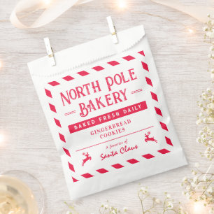 Santa Snack Personalised Christmas Party Favour Ba Bags