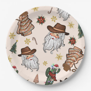 Santa Snacks Paper plate