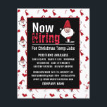 Santa & Snowman, Seasonal Recruitment Advertising<br><div class="desc">Santa & Snowman,  Seasonal Recruitment Advertising Flyers By The Business Card Store.</div>