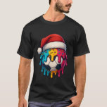 Santa Soccer Ball Sports Design Funny Christmas Fo T-Shirt<br><div class="desc">Santa Soccer Ball Sports Design Funny Christmas Football</div>