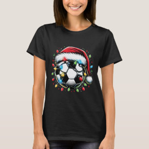 Santa Soccer Byll Lover Christmas  T-Shirt