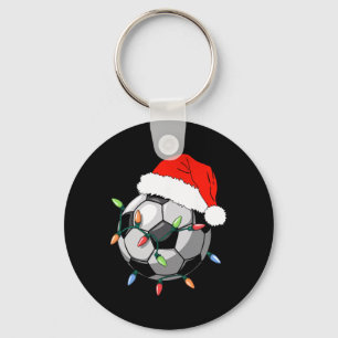 Santa Soccer Byll Shirt Men Youth Boys Christmas P Key Ring