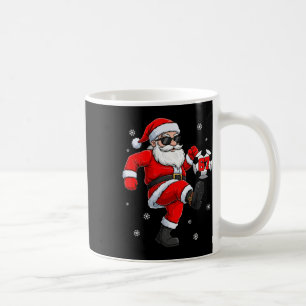 Santa Soccer Byll Sports Christmas Soccer Player M Coffee Mug
