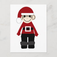 Santa Sock Monkey