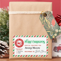 Santa Special Delivery North Pole Christmas Gift