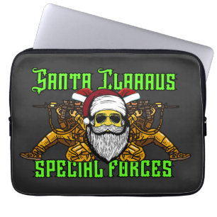 Santa, special forces, army laptop sleeve