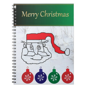 Santa Spiral Notebook
