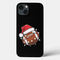 Santa Sports Christmas American Football Lover