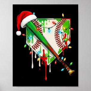 Santa Sports Ice Sell Christmas Xmas Pajama Kid Me Poster
