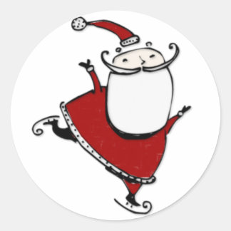 Santa Squad1 Classic Round Sticker