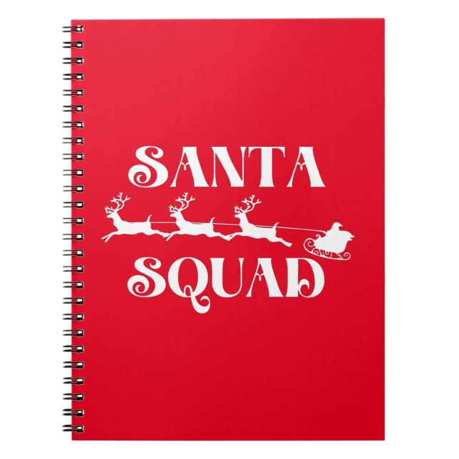 Santa Squad Christmas Notebook (Front)