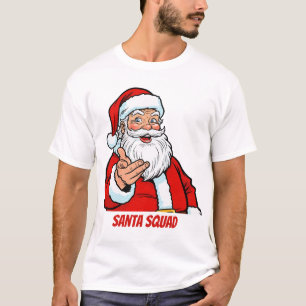 Santa Squad Funny Christmas Family Matching T-Shirt