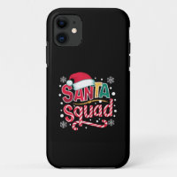 Santa Squad Xmas Squad Family Matching Santa Crew