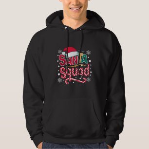 Santa Squad Xmas Squad Family Matching Santa Crew Hoodie