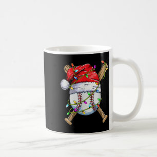 Santa Srts Design For Men Boys Christmas Baseball Coffee Mug