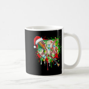 Santa Srts Ice Baseball Christmas Xmas Pajama Kid  Coffee Mug