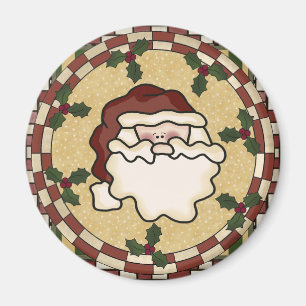 Santa St. Nick Christmas Magnet