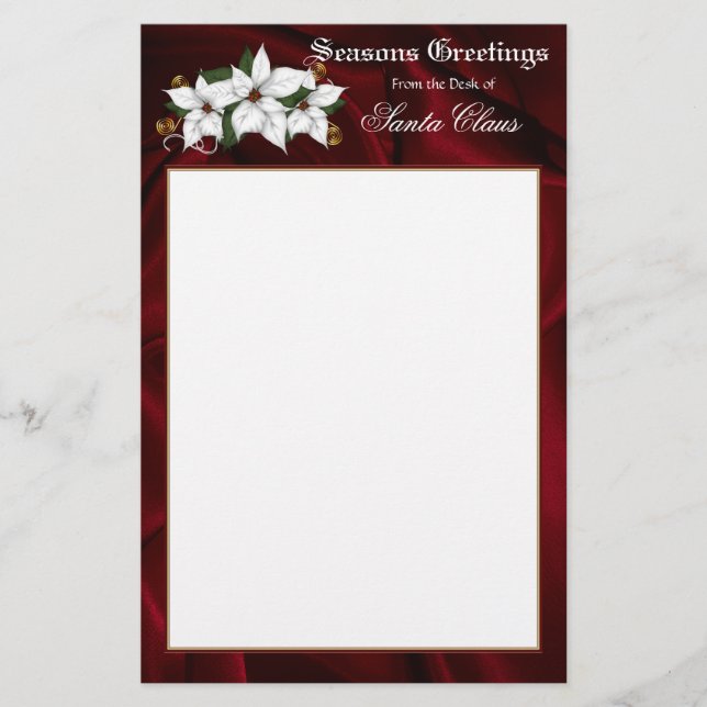 Santa Stationary Letterhead (Front)