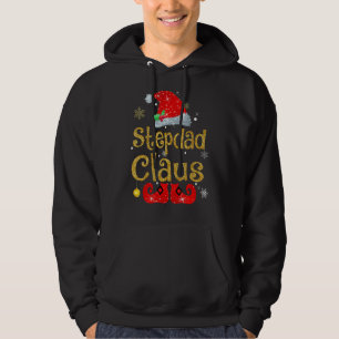 Santa Stepdad Claus Christmas Matching Family Hoodie