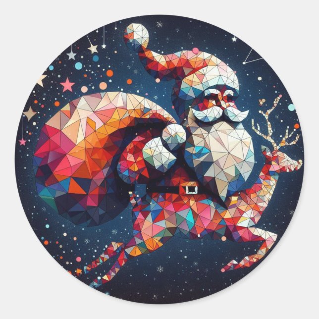 Santa Sticker (Front)