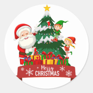 Santa sticker
