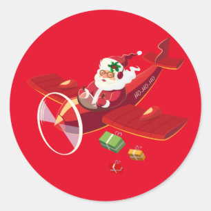 Santa Stickers