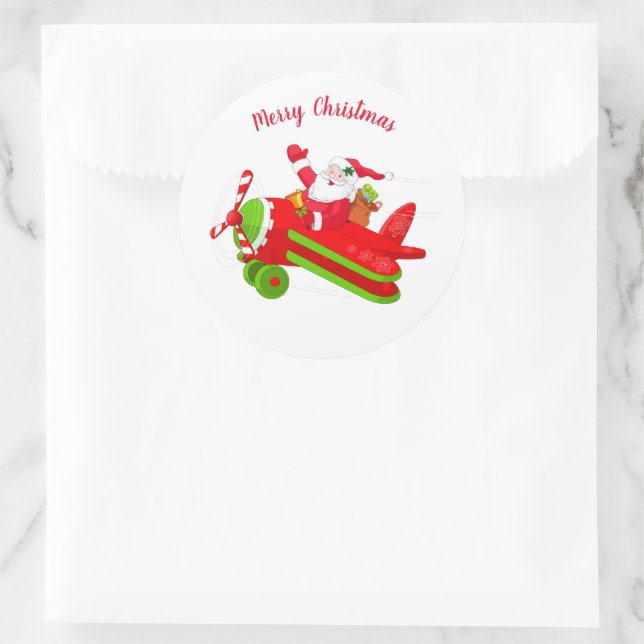 Santa Stickers (Bag)