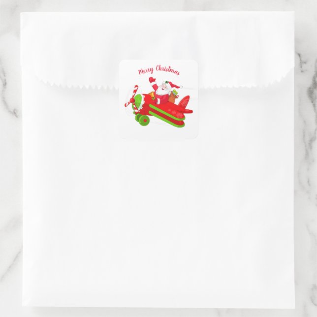 Santa Stickers (Bag)