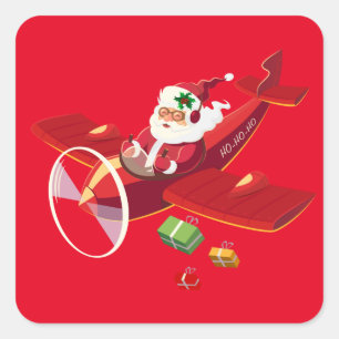 Santa Stickers