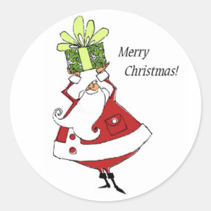 Santa stickers