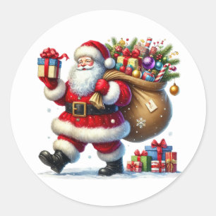 Santa Stickers