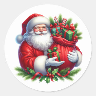 Santa Stickers